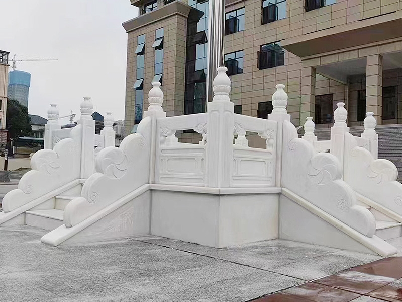 漢白玉升旗臺欄桿